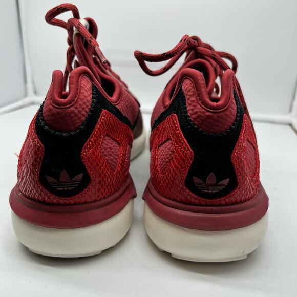 Adidas Shoes Mens 13 Tubular Running Trainers Red Maroon Black B35642 - Picture 5 of 8